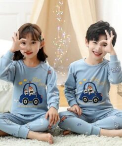Sky Blue Car lovely Kids wear