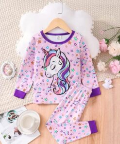 PURPLE KIDS UNICORN BABY GIRL DRESS