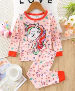 PINK KIDS UNICORN BABY GIRL DRESS