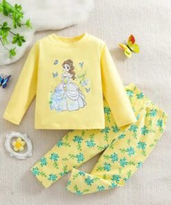 Yelow with Princess Printed