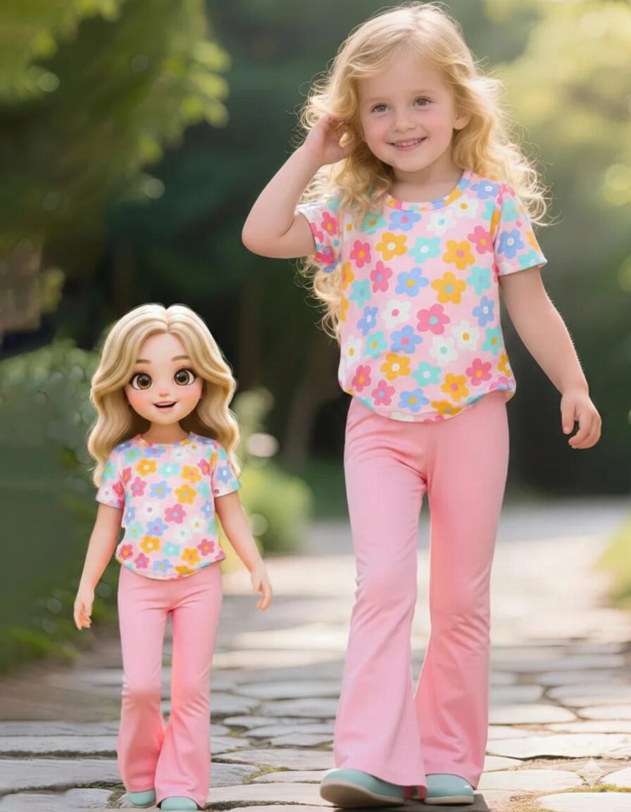 Petal Pop Matching Co-ords Pink