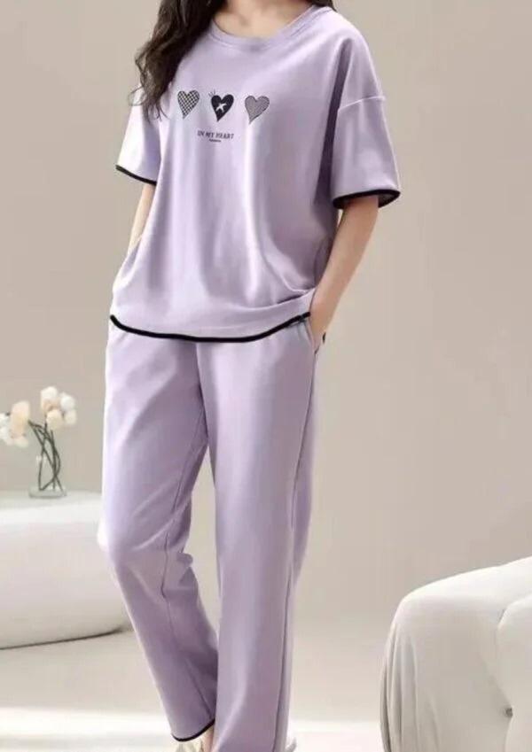 Cozy Lavender Lounge Set for Women,