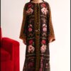 Espresso Brown & Gold Flapper Printed  2 Piece Co-ord Set