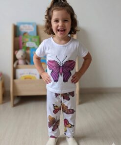 2-Piece Butterfly Pajama Set