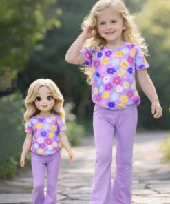 Petal Pop Matching Co-ords Purple